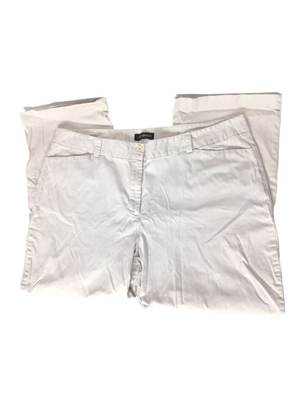 Lane Bryant Women's Beige Boot Cut Dress Pants Size 26